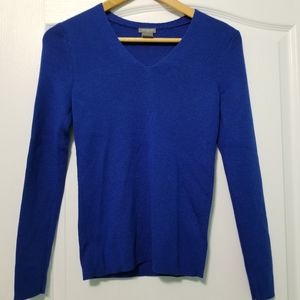 Ann Taylor Petite Royal Blue Sweater